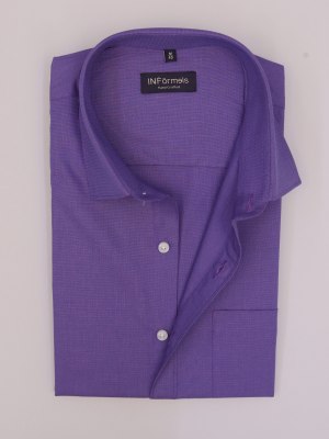 Tyler Royal Purple Plain Shirt