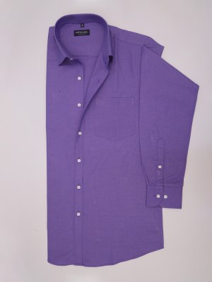 Tyler Royal Purple Plain Shirt