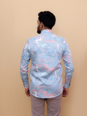 Wave Fusion Printed Shirt