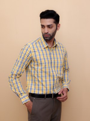 Yellow Dusk Checks Shirt