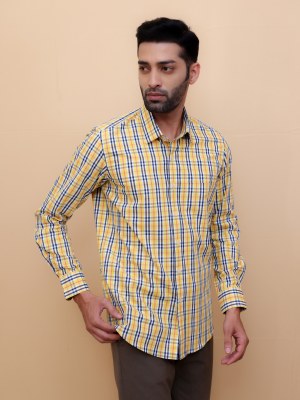 Yellow Dusk Checks Shirt