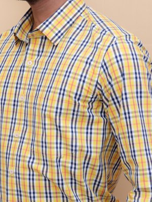 Yellow Dusk Checks Shirt