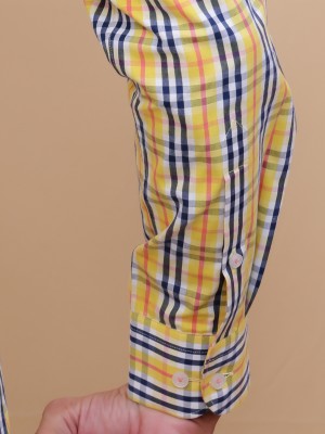 Yellow Dusk Checks Shirt